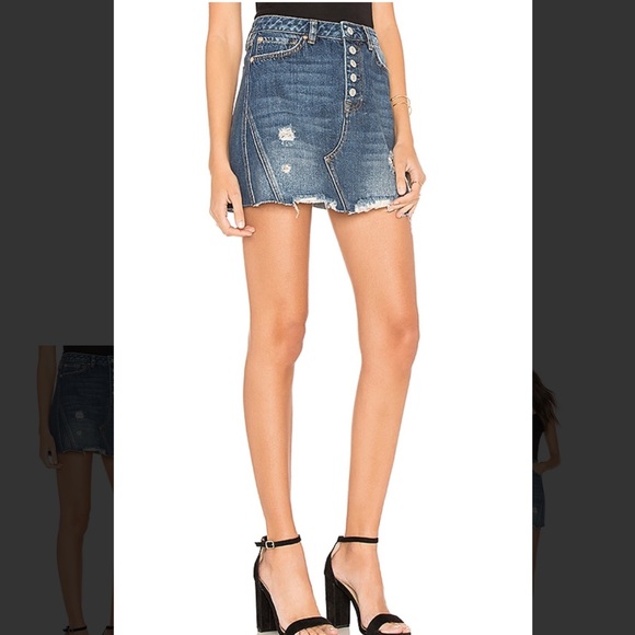 We The Free Dresses & Skirts - Free People We The Free Denim Skirt Jean Sz 30